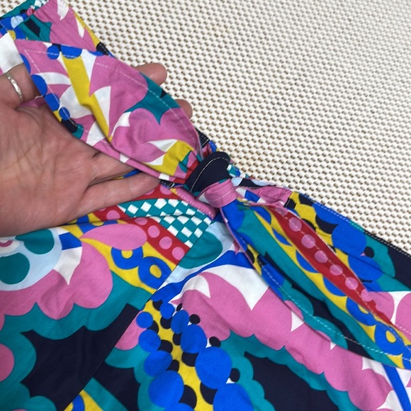 J. Crew Bright Colored Faux Wrap Skirt - Sz 10 - Picture 4 of 9